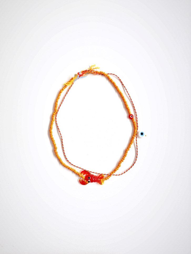 ARAGOSTA 'BACIO' BEADED NECKLACE