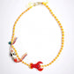 ARAGOSTA 'SABBIA' BEADED NECKLACE