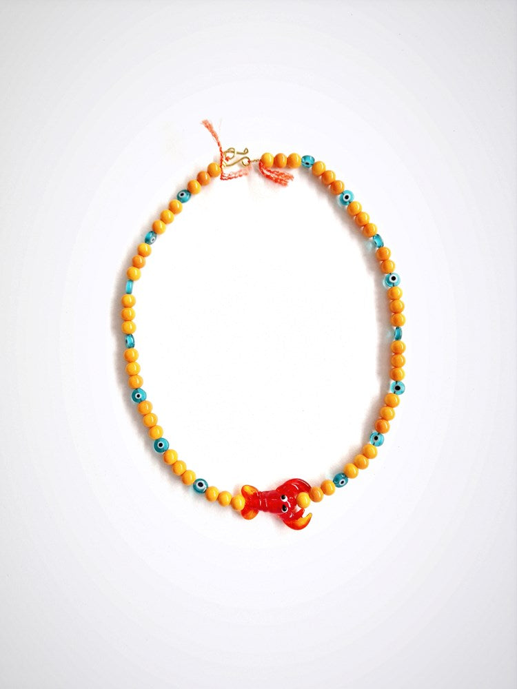 ARAGOSTA 'ALLEGRIA' BEADED NECKLACE