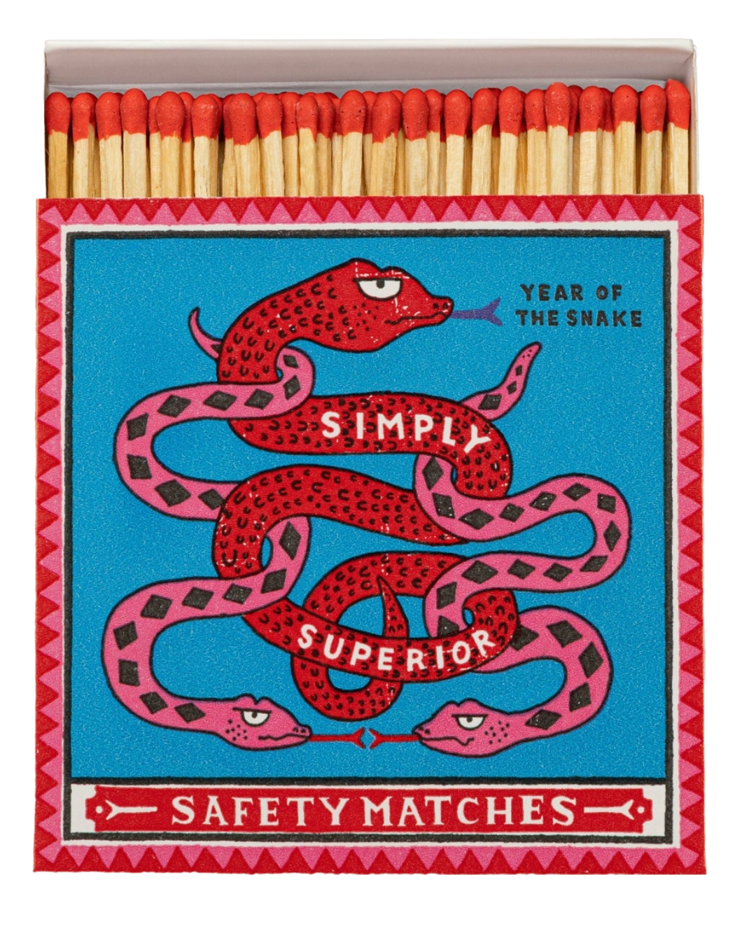 YEAR OF THE SNAKE SQUARE MATCHBOXES
