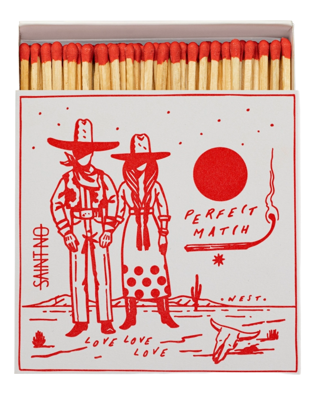 COWBOY SQUARE MATCHBOXES