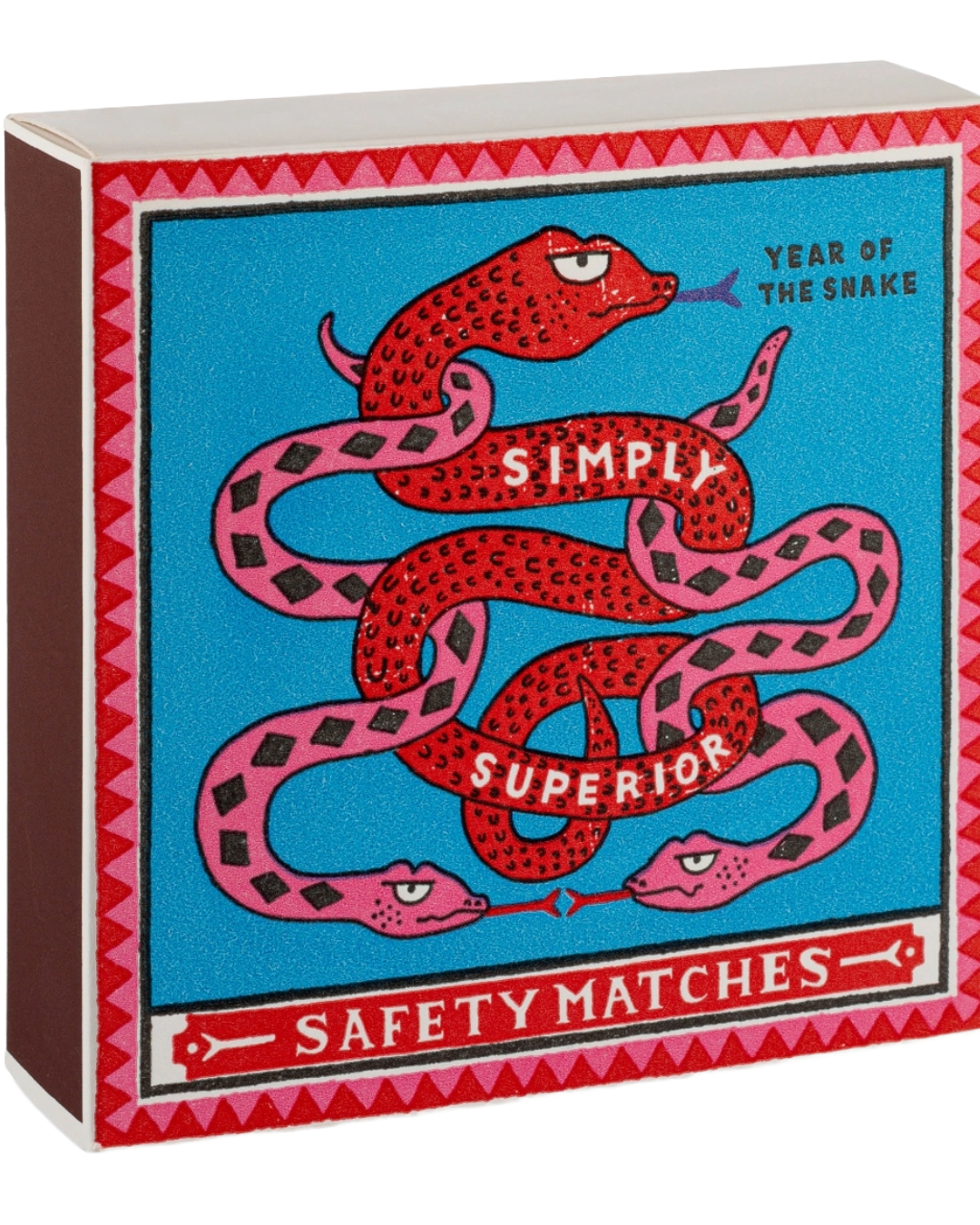 YEAR OF THE SNAKE SQUARE MATCHBOXES