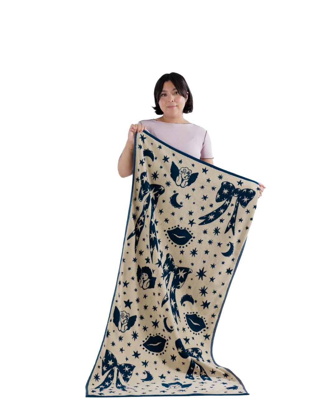 BAGGU CHERUB BOWS TOWEL