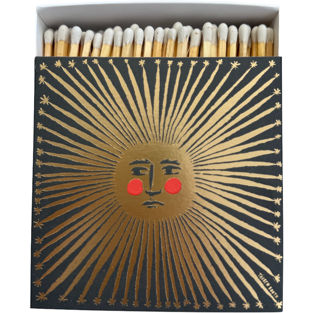 SUN RAYS SQUARE MATCHBOXES