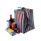 PUEBCO RECYCLED PLASTIC STRIPE BAG