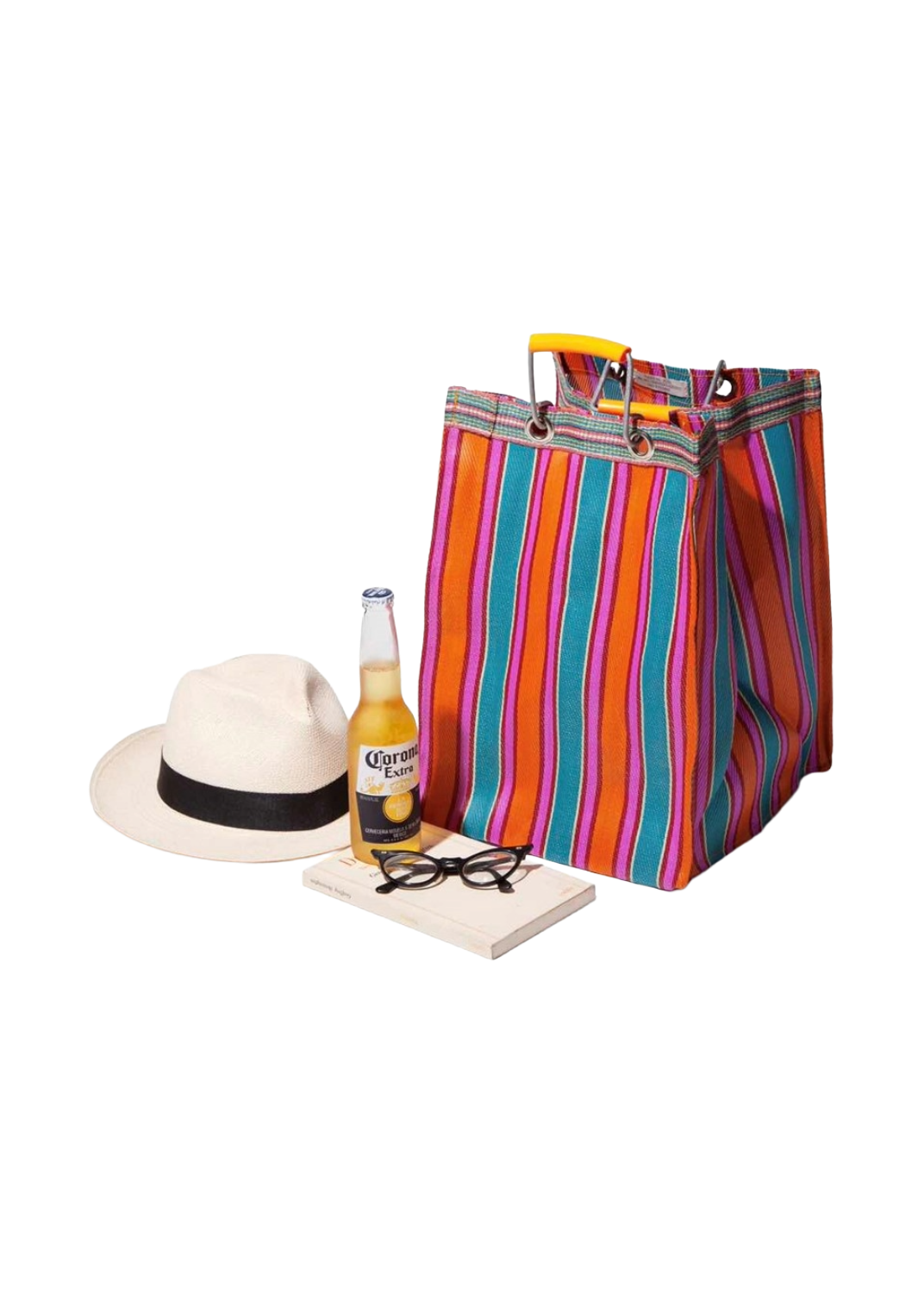 PUEBCO RECYCLED PLASTIC STRIPE BAG