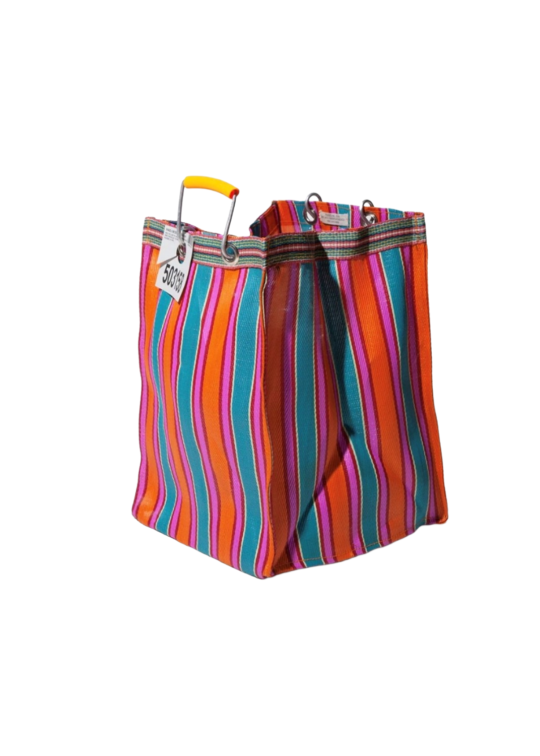 PUEBCO RECYCLED PLASTIC STRIPE BAG