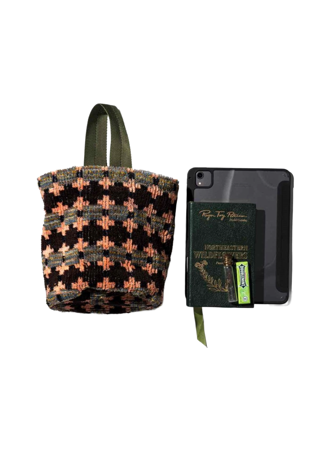 PUEBCO TRUCK SEAT FABRIC BUCKET BAG