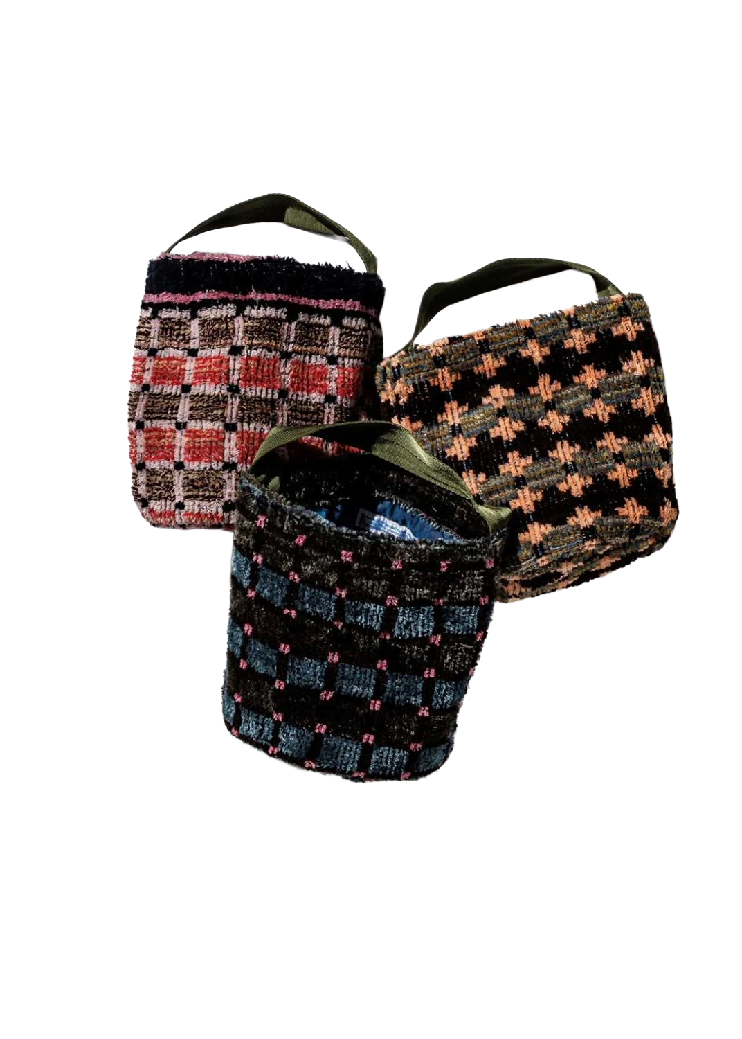PUEBCO TRUCK SEAT FABRIC BUCKET BAG
