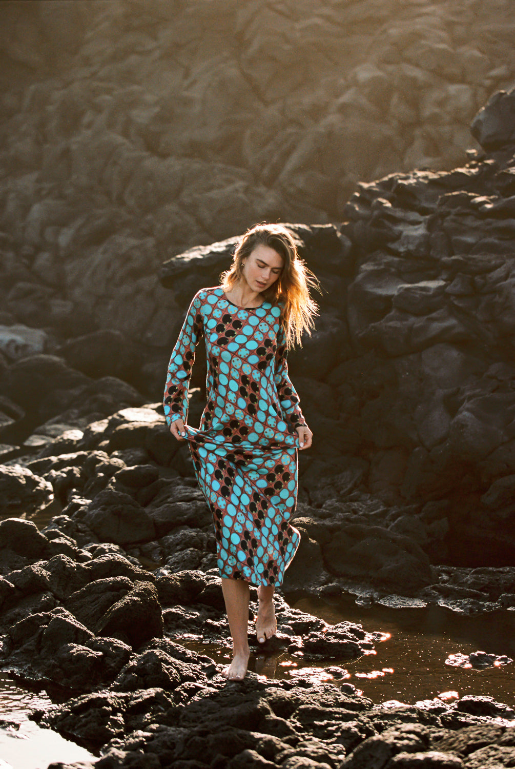 ARCHAIC OLIVE MAXI DRESS