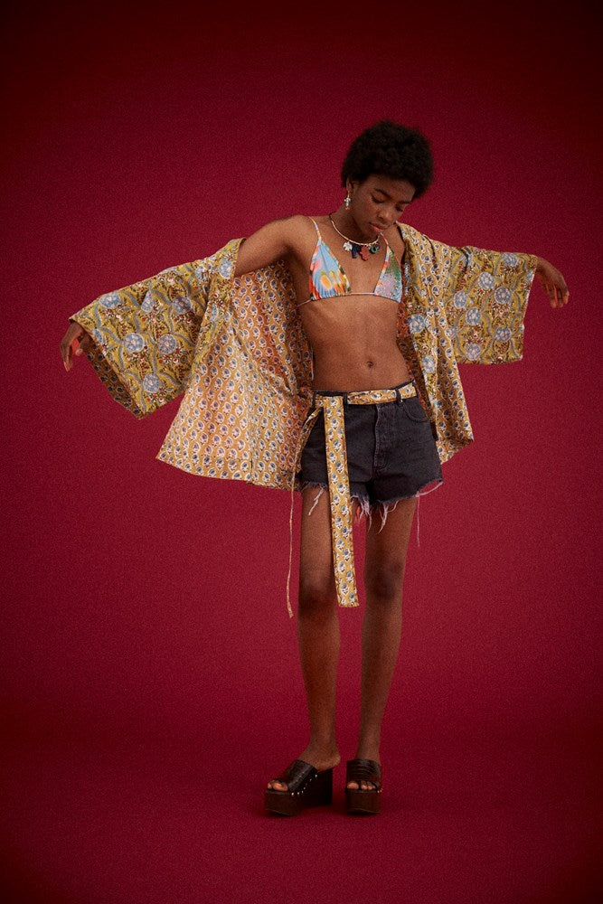 CHARCOAL KC ESSENTIAL DENIM SHORT