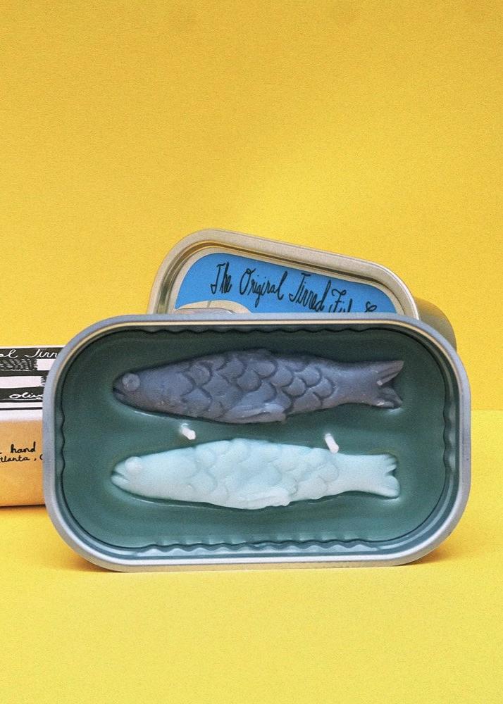 TINNED FISH CANDLE - OLIVE OIL & SEA SALT