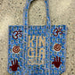 KC INDIAN BLOCK PRINTED KANTHA BAG