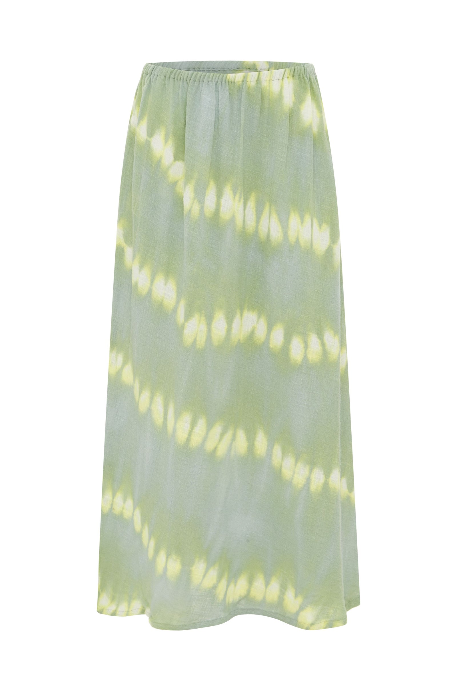 ROCKET TIE DYE LOW RISE MIDI SKIRT