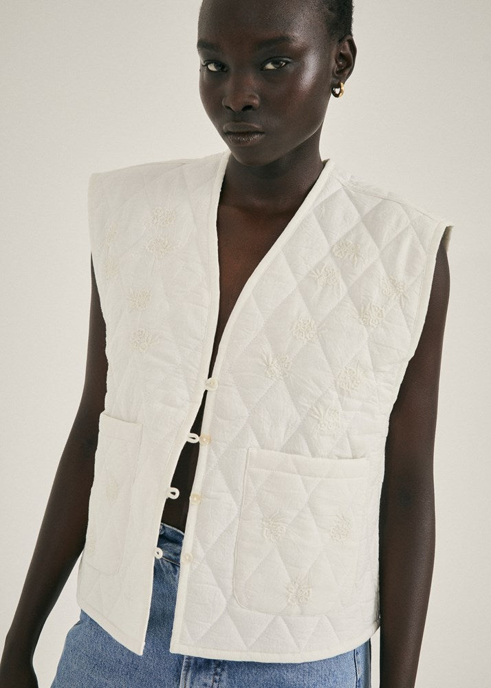 RAE RECYCLED COTTON VEST